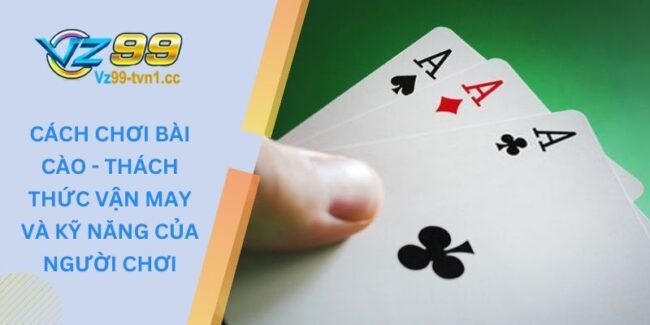 cách chơi bài cào
